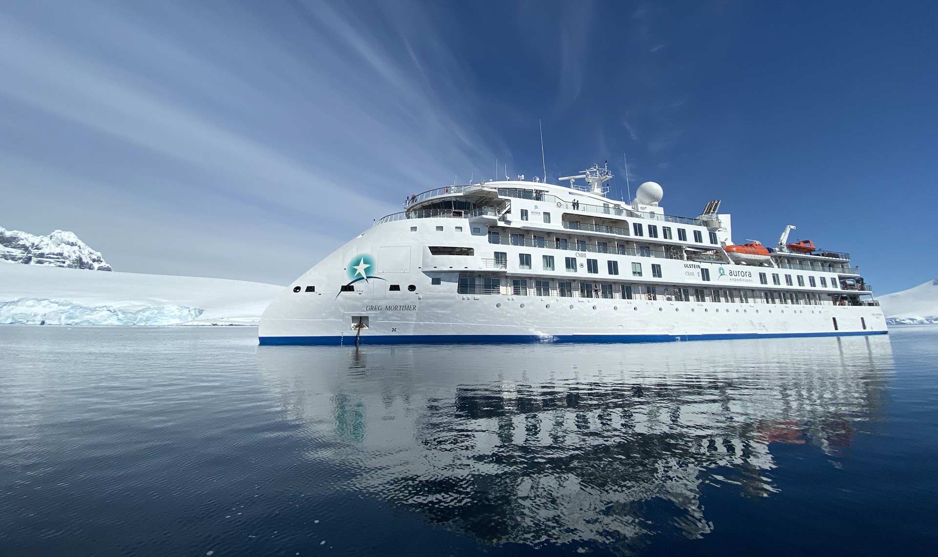 Expedition Cruise Ship The Greg Mortimer In Antarctica