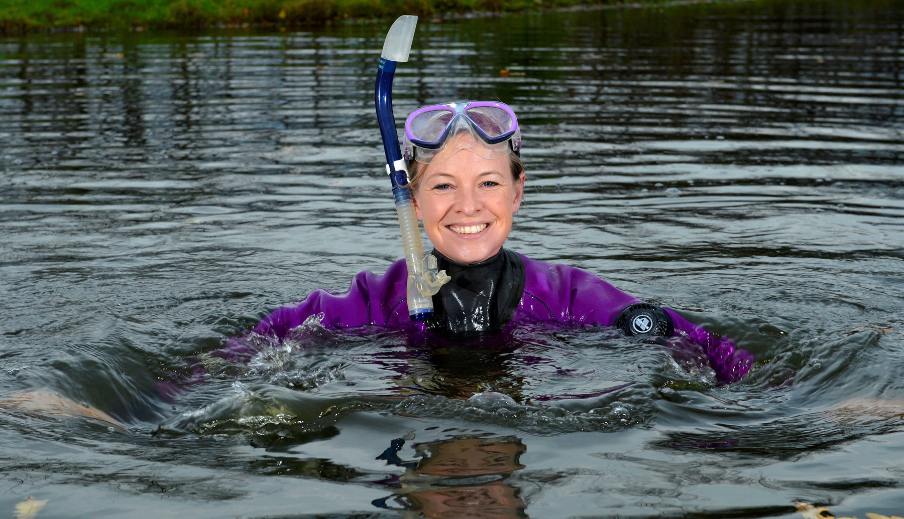 Miranda Krestovnikoff snorkelling