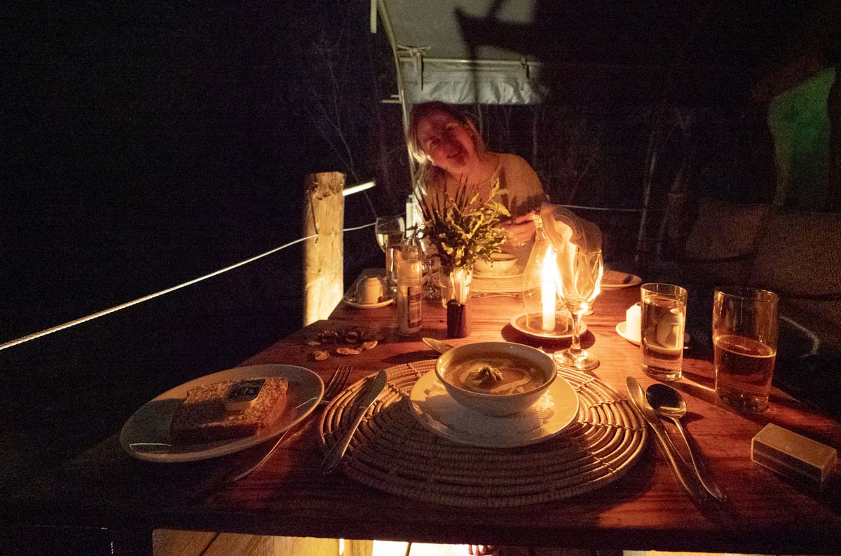 Dinner At Camp Mashatu Botswana